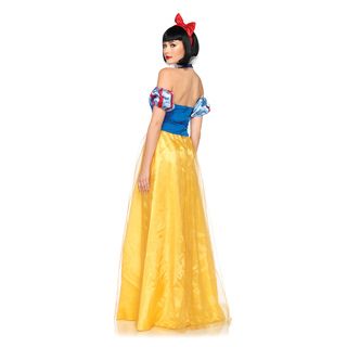 Leg Avenue Women's DP85070 Princess Snow White Long Dress Costume Set Leg Avenue Costumes