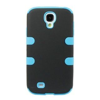 ZPS Skyblue and Black 3 in 1 Hard Hybrid Case Silicone Cover Skin for Samsung Galaxy S Iv S4 I9500: Cell Phones & Accessories