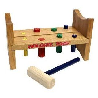 Toy / Game Wonderful Holgate Bingo Bed with 100% Kiln dried Hardwood, 8 Super Colorful Pegs And Hammer: Toys & Games
