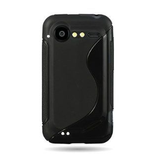 Flexi Gel SKin TPU BLACK With MIX Design Glove Soft Cover Case for HTC 6350 INCREDIBLE S 2 (VERIZON) [WCF328]: Cell Phones & Accessories