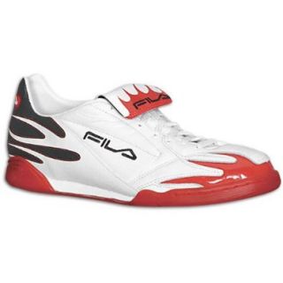 Fila Men's Fiamma Indoor ( sz. 05.5, White/Black/Red ): Shoes
