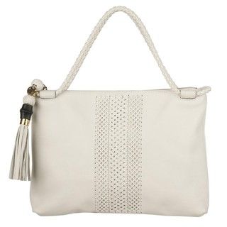 Gucci White Woven Leather Shopper Bag Gucci Designer Handbags