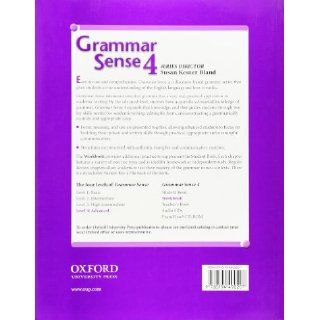Grammar Sense 4 Advanced Grammar and Writing, Workbook Laura Chamberlain, Susan Kesner Bland 9780194490207 Books