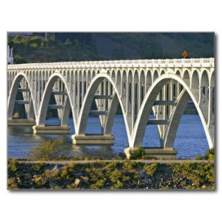 Patterson Memorial Bridge highway 101 over Post Cards