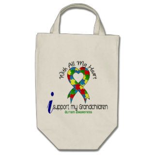 Autism I Support My Grandchildren Bags