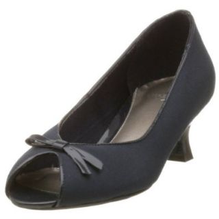 LifeStride Women's Lena Dress Shoe, Midnight V, 5 W: Pumps Shoes: Shoes