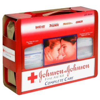 Johnson & Johnson First Aid Kit, Complete Care, 225 Piece Kit: Health & Personal Care