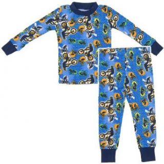 Agabang Motocross Organic Cotton Pajamas for Toddlers and Boys 6: Pajama Sets: Clothing