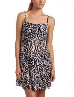 Arianne Women's Lola Chemise, Black/White Print, Large at  Womens Clothing store: Nightgowns
