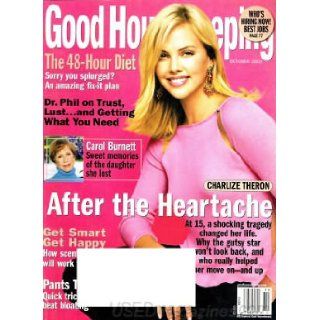 Good Housekeeping Magazine   Charlize Theron on Cover   Carol Burnett on the Daughter She Loved and Lost   The 48 Hour Diet (October, 2002): Books