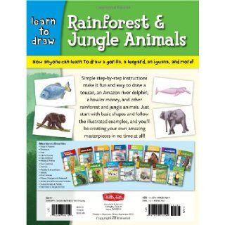 Learn to Draw Rainforest & Jungle Animals: Step by step drawing instructions for 25 exotic creatures: Robbin Cuddy: 9781600583094: Books