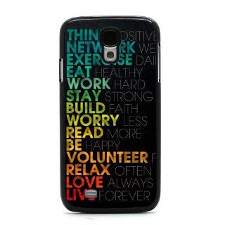 Generic (Inspiration) Hard Plastic and Painted Aluminum Hybrid Case With Screen Protector for Samsung Galaxy S4 (I9500 / I9505 / I9505G) / SGH i337: Cell Phones & Accessories