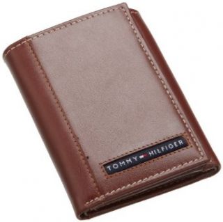Tommy Hilfiger Men?s Cambridge Trifold Wallet, Tan, One Size at  Mens Clothing store