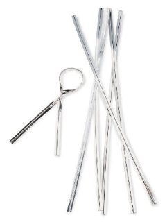 1000 PCS 4" Metallic Silver Twist Ties for Gift Bags: Home Improvement