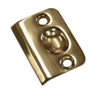 Deltana SPB349U26 Polished Chrome Strike Plate Door Strike for Drive In Ball Catch   Cabinet And Furniture Door Catches  