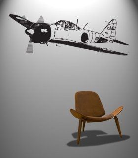 Vinyl Wall Decal Sticker World War II Fighter Plane #348: Home Improvement