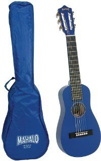 Mahalo UG 35BU Painted Steel String Guitar Uke with Bag: Musical Instruments