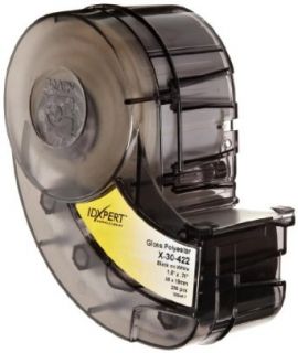 Brady XPS 125 CONT IDXPERT PermaSleeve 0.235" Height, 0.235" Width, B 342 Heat Shrink Polyolefin, Black On White Color Wire Marker Sleeves