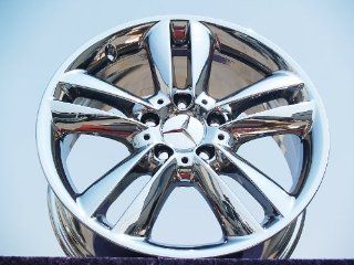 Mercedes Benz CLK350: Set of 4 genuine factory 17inch chrome wheels: Automotive