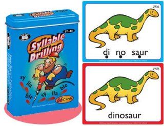 Syllable Drilling Fun Deck Cards   Super Duper Educational Learning Toy for Kids: Toys & Games