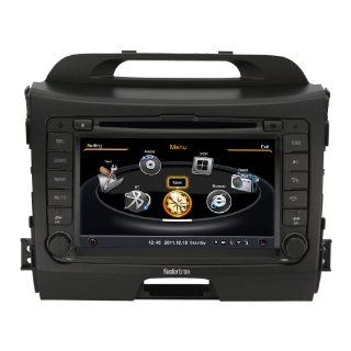 Koolertron For 2010 2011 KIA Sportage Indash Car Radio GPS Navigation System AV Receiver Multimedia System with 7 inch Touch Screen Monitor + PIP RDS (OEM Factory Style, Free Map) : In Dash Vehicle Gps Units : Car Electronics