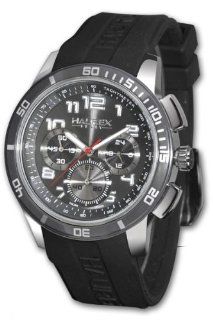 Haurex Italy Men's 3A355UGG Premiere Chronograph Tachymeter Bezel Luminous Rubber Watch: Haurex Italy: Watches