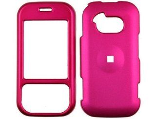 Rubberized Plastic Phone Cover Case Rose Pink For LG Neon GT365: Cell Phones & Accessories