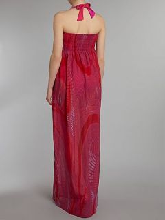 Ted Baker Over wrap bandeau maxi dress Pink