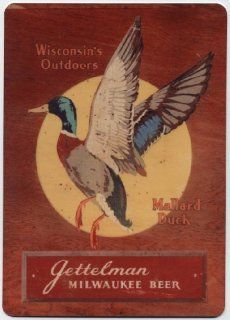 Gettelman Mallard Duck Beer Sign   Milwaukee Wisconsin : Decorative Signs : Everything Else