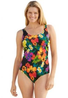 Swim 365 Women's Plus Size Swimsuit, perfect print maillot one piece at  Womens Clothing store