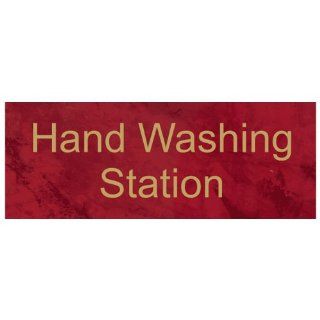 Hand Washing Station Engraved Sign EGRE 368 GLDonPTWN Hand Washing  Business And Store Signs 