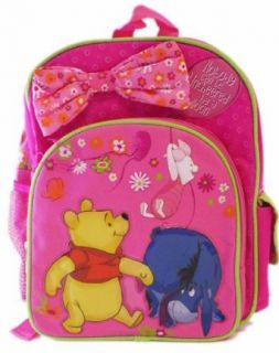 Winnie the Pooh Small Backpack   Winnie the Pooh Small School Bag (Pink): Clothing