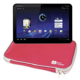 DURAGADGET Red Water And Impact Resistant Carry Case For Motorola Xoom 10.1 Inch Android Tablet: Computers & Accessories