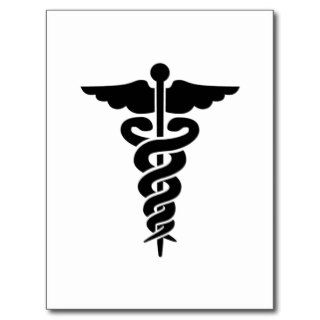 Medical Symbol Postcard