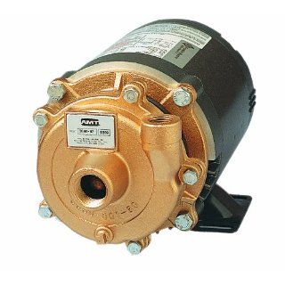 AMT 370B 97 1" x .75" Bronze Straight Centrifugal Pump, Viton Seal, 1/2hp 1 Phase Motor: Industrial Pumps: Industrial & Scientific