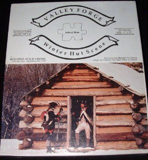 Valley Forge Winter Hut Scene 125 piece Puzzle 11"X17": Everything Else