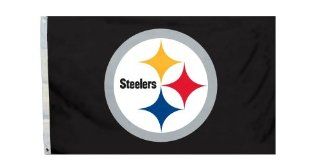 NFL Pittsburgh Steelers Logo Only 3 by 5 Feet Flag with Grommetts : Outdoor Flags : Sports & Outdoors