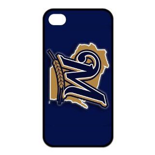 Milwaukee Brewers Case for Iphone 4 iphone 4s sportsIPHONE4 9100462: Cell Phones & Accessories