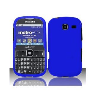 Blue Hard Cover Case for Samsung Comment Freeform III 3 SCH R380: Cell Phones & Accessories