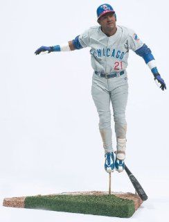 McFarlane's Sports Picks MLB Series 6   Sammy Sosa in White Jersey w/ Blue Stripes: Toys & Games