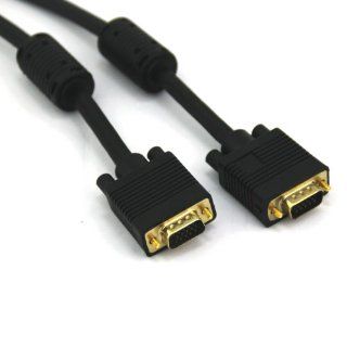 Vcom 10 Feet SVGA HD15 Male to Male Cable, Gold Plated (CG381D G 10): Computers & Accessories
