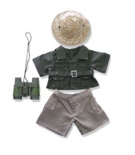 Safari Outfit #598618 fits 12" Pink Moose animals and most Webkinz, Shining Star and 10" 12" Stuffed Animals: Toys & Games