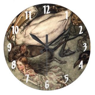 Alice in Wonderland Arthur Rackham Wall Clock