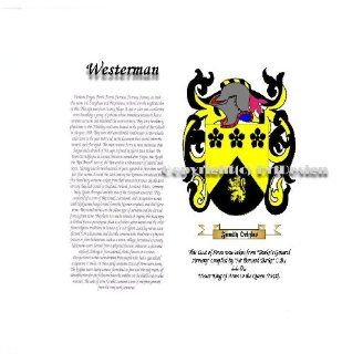 Westerman Coat of Arms/ Family Crest on Fine Paper and Family History (IN Stock)   Picture