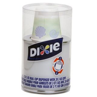 Dixie Dispenser with 3 oz Cups Assorted Prints