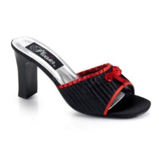 Womens Dress Shoes 3.25 inch High Heel Shoe Retro Satin: Pumps Shoes: Shoes