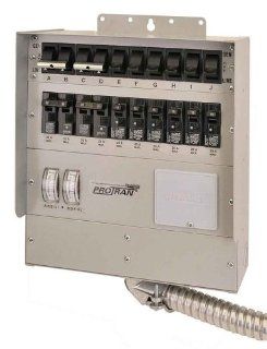 Reliance Controls 10 Circuit 50 Amp Transfer Switch for up to 12, 500 Watt Generators Q510C (Discontinued by Manufacturer) : Patio, Lawn & Garden