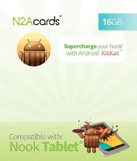 N2A Cards (R)   Transform your Nook Tablet into a Kit Kat 4.4.2 Android Tablet (new 2014 version)   (16 GB): Electronics