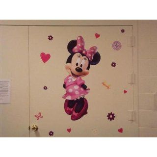 Roommates Rmk1509Gm Minnie Mouse Peel And Stick Giant Wall Decal: Home Improvement
