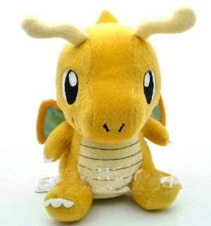 6.5" Rare Dragonite Cute Pokemon Plush Toy Nintendo Doll Children for Kids Gift Toys & Games